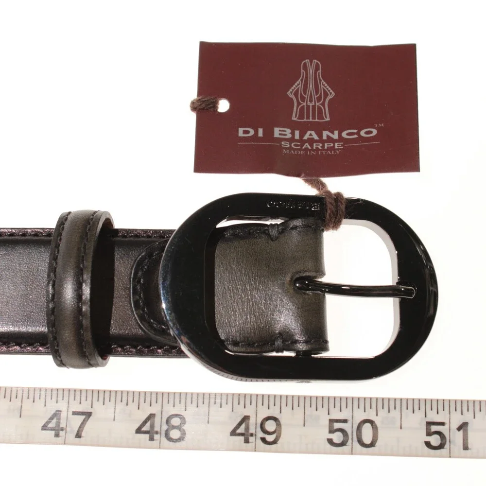 Di Bianco NWT Cut to Size Dress Belt In Solid Green Leather One Size
